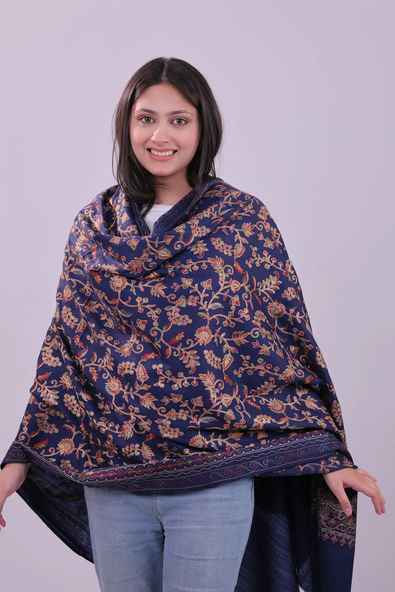 Kashmiri Hand-Embroidered shawl