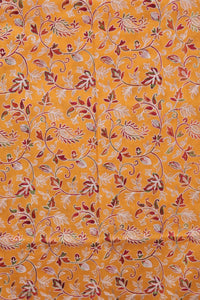 Golden Zari Embroidered Fine Wool Shawl