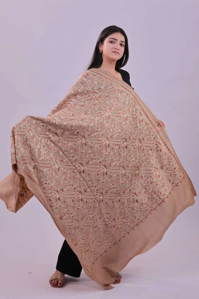 Champagne Blush · Heritage Weave Embroidery