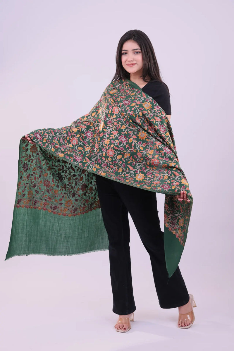 Emerald Heritage Fine Wool Stole — product image 1