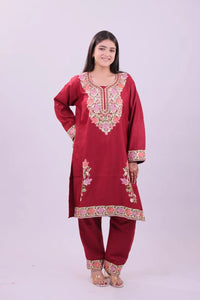 Kashmiri Embroidered Co-Ord Set