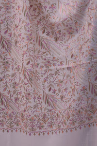 Ivory Mist Fine Wool Stole