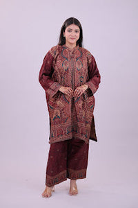 Maroon Heritage Co-Ord Set
