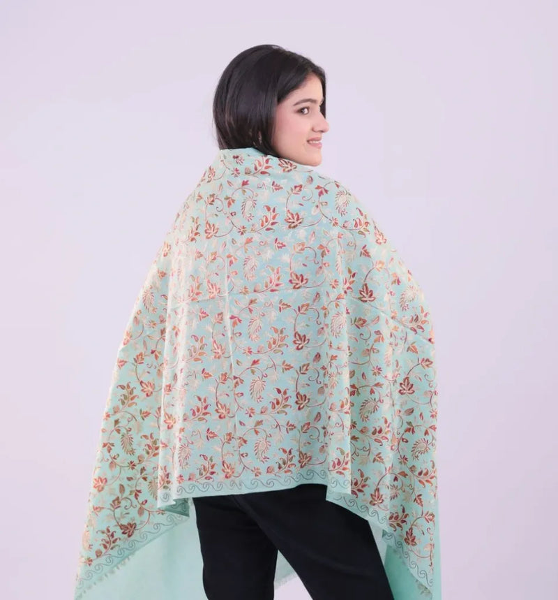 Navy Heritage Embroidered Stole
