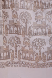 Kashmiri Hand-Embroidered Fine Wool shawl
