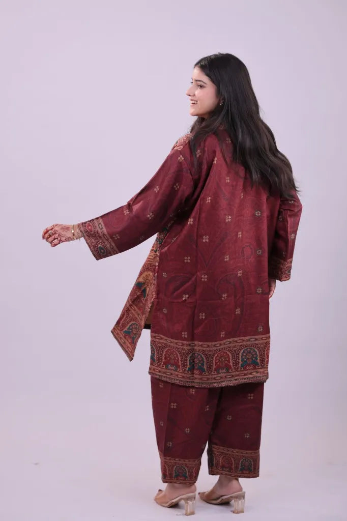Kashmiri Embroidered Co-Ord Set