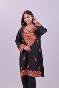 Midnight Noir Kashmiri Co-Ord Set