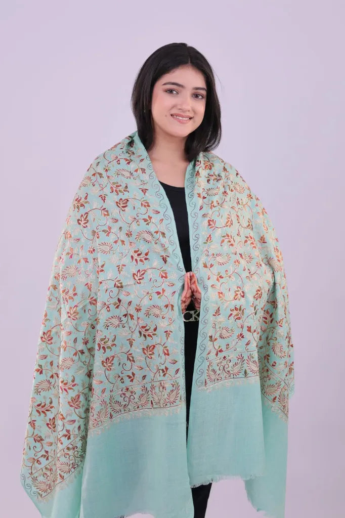 Navy Heritage Embroidered Stole