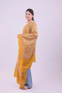 Golden Saffron · Intricate Heritage Embroidery