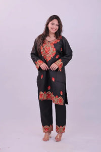 Midnight Noir Kashmiri Co-Ord Set