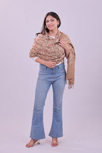 Desert Sand Fine Wool Stole