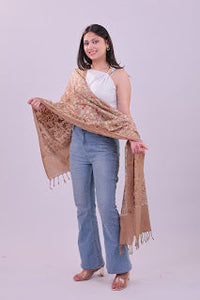 Desert Sand Fine Wool Stole