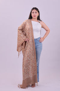 Desert Sand Fine Wool Stole