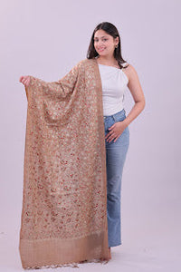 Desert Sand Fine Wool Stole