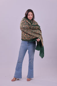 Emerald Grove Fine Wool Stole