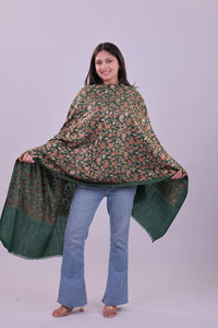 Emerald Grove Fine Wool Stole