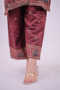 Maroon Heritage Co-Ord Set