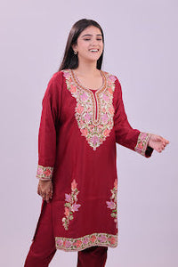 Crimson Heritage Co-Ord Set