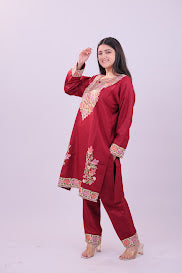 Crimson Heritage Co-Ord Set