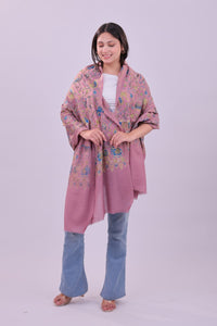 Rose Quartz Fine Wool Stole