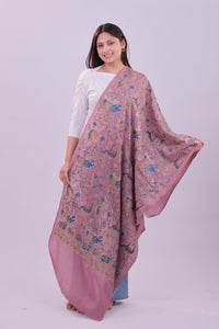 Rose Quartz Fine Wool Stole